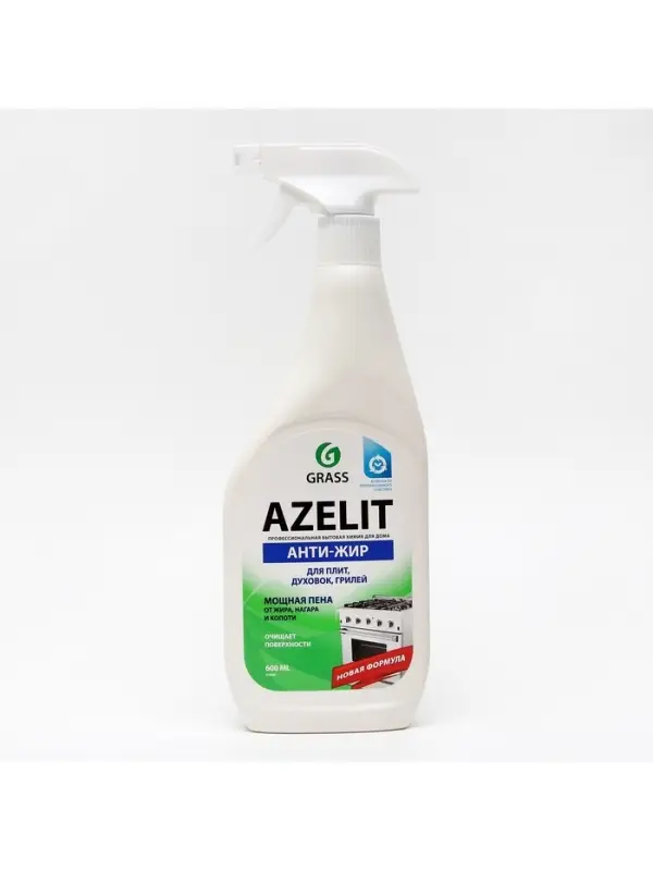 Чистящее средство Grass Azelit АНТИЖИР, спрей, для кухни, 600 мл