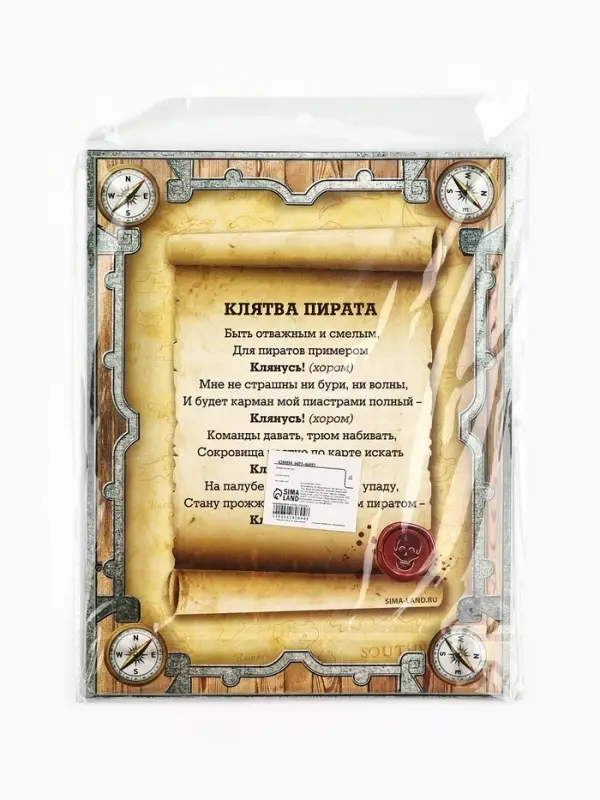 Маски карнавальные &laquo;Полундра! Пираты&raquo;, 5 шт., 23&times;29 см