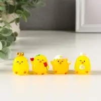 Сувенир полистоун флюоресцентный "Цыплята" набор 4 шт 2,5х3,2 см Сувенир полистоун флюоресцентный "Цыплята" набор 4 шт 2,5х3,2 см