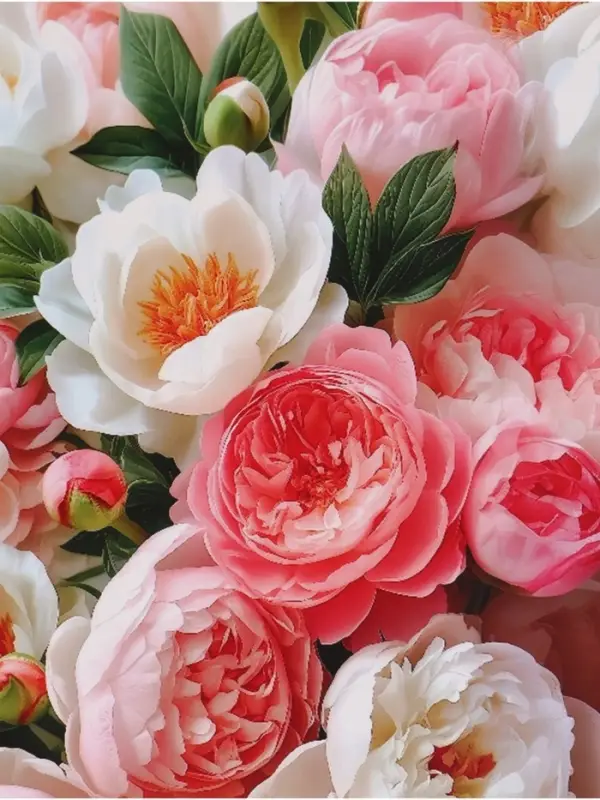 Пакет подарочный &laquo;Цветы&raquo;, 30&times;25.5&times;9 см