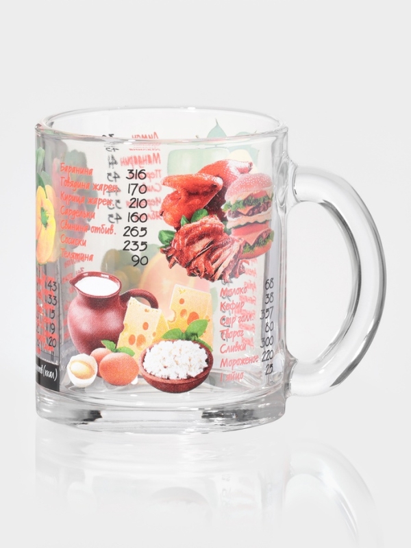 Кружка 300 мл "Таблица калорий"