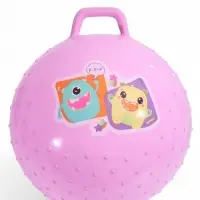 Мяч прыгун массажный 65 см, МИКС