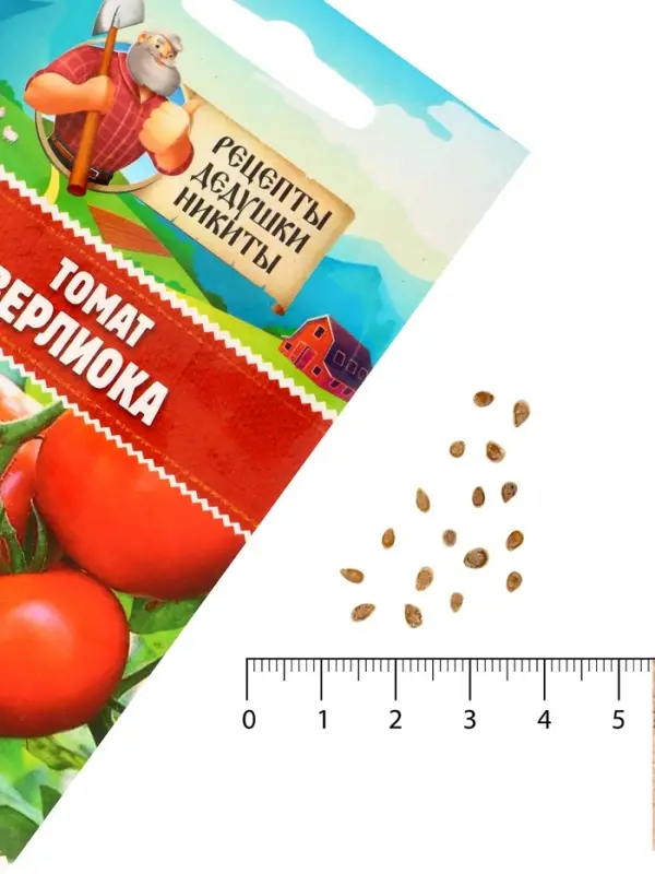 Семена Томат «Верлиока», индетерминатный, высокорослый, 0.05 г Семена Томат «Верлиока», индетерминатный, высокорослый, 0.05 г