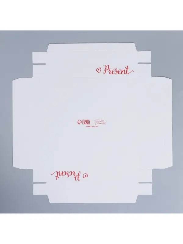 Коробка кондитерская для муссовых пирожных &laquo;Подарок&raquo;, 17.8&times;17.8&times;6.5 см