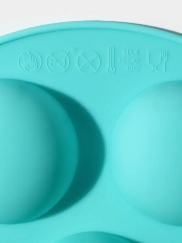 Форма для муссовых десертов и выпечки KONFINETTA &laquo;Спортивные мячи&raquo;, d=15.5 см, силикон, бирюзовая