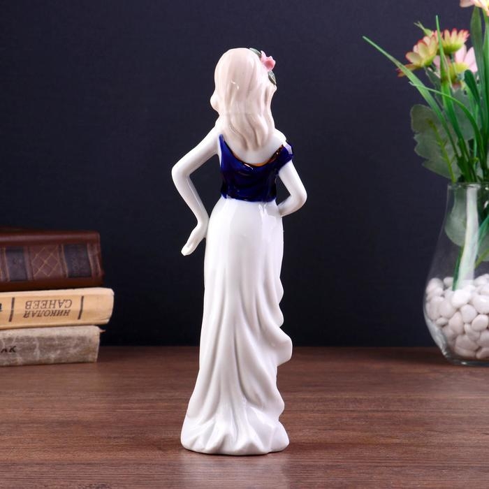 Сувенир керамика  Сувенир керамика "Девушка с веером" 20х6,5х4,5 см