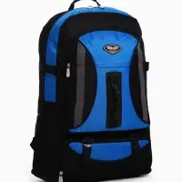 Рюкзак туристический 37 л, с увеличением, с карманами, синий