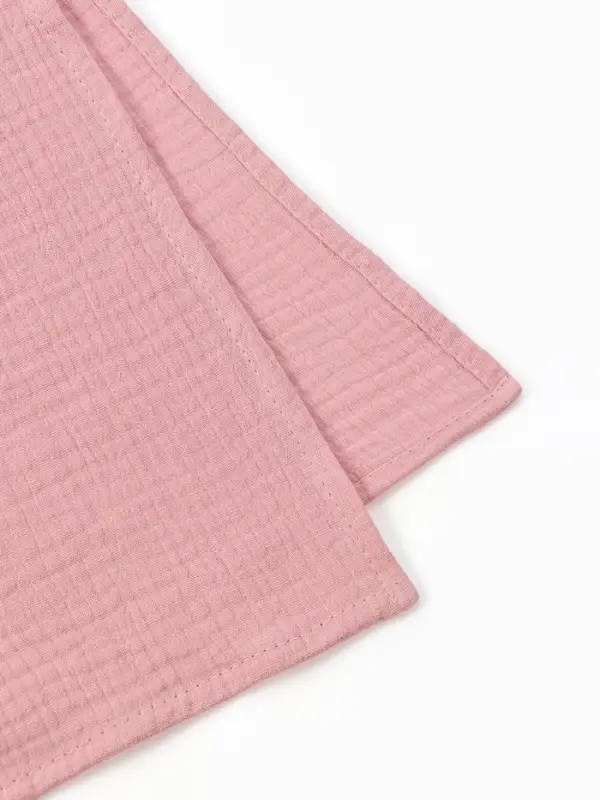 Полотенце муслиновое LoveLife, 60*90 см, пудровый, 100% хл, 3-сл, 120 гр/м2