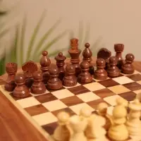 Шахматы магнитные, 20.5&times;20.5&times;3.5 см, дерево шишам