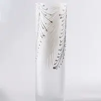 Ваза &laquo;Креман&raquo;, h=26 см, стекло, белая