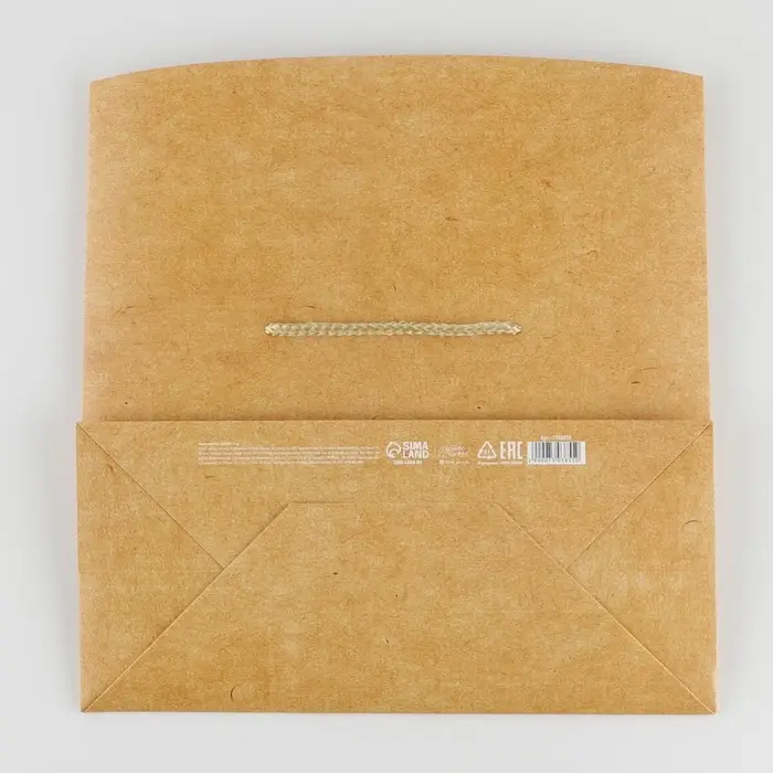 Пакет—коробка «Крафтовый», 28 × 20 × 13 см Пакет—коробка «Крафтовый», 28 × 20 × 13 см