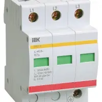 KARAT Ограничитель импульсного перенапряжения ОПС1-C 3P In=20кА Un=400В Im=40кА IEK