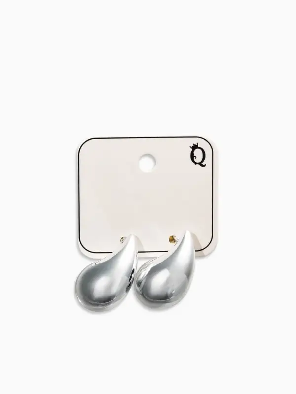 Серьги двойные &laquo;Капли Бо&raquo;, цвет золото, серебро