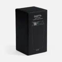 Термостакан с двумя поильниками Duetta, серый Термостакан с двумя поильниками Duetta, серый