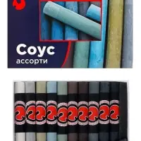 Соус ассорти, набор 10 цветов (длина 65&plusmn;1 мм; диаметр 10.5&plusmn;0.6 мм), в картонной коробке