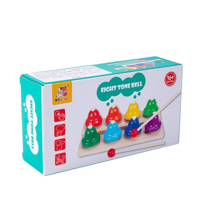 Музыкальная игрушка «Восьми тональные колокольчики» 23 × 6 × 12,5 см Музыкальная игрушка «Восьми тональные колокольчики» 23 × 6 × 12,5 см