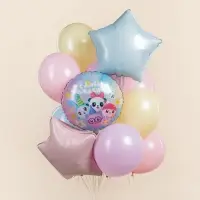 Воздушный шар фольгированный 18" &laquo;С Днём Рождения! Малышарики&raquo;