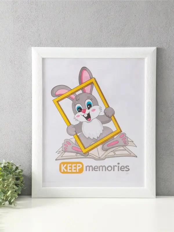 Фоторамка для фото 40&times;50 см Keep memories Luxe Elegance, пластик, белый, (пластиковый экран)