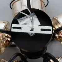 Светильник потолочный BayerLux &laquo;Моана&raquo;, Е27, 5&times;40 Вт, 43&times;14&times;21 см, чёрный