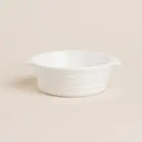 Форма для выпечки SL Home &laquo;Санторини&raquo;, 250 мл, 13.6&times;12&times;4.5 см, жаропрочная керамика, белая