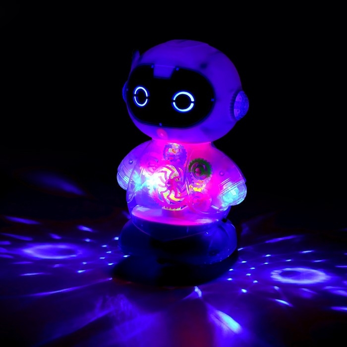 Музыкальный робот «Робби», русская озвучка, танцует, свет