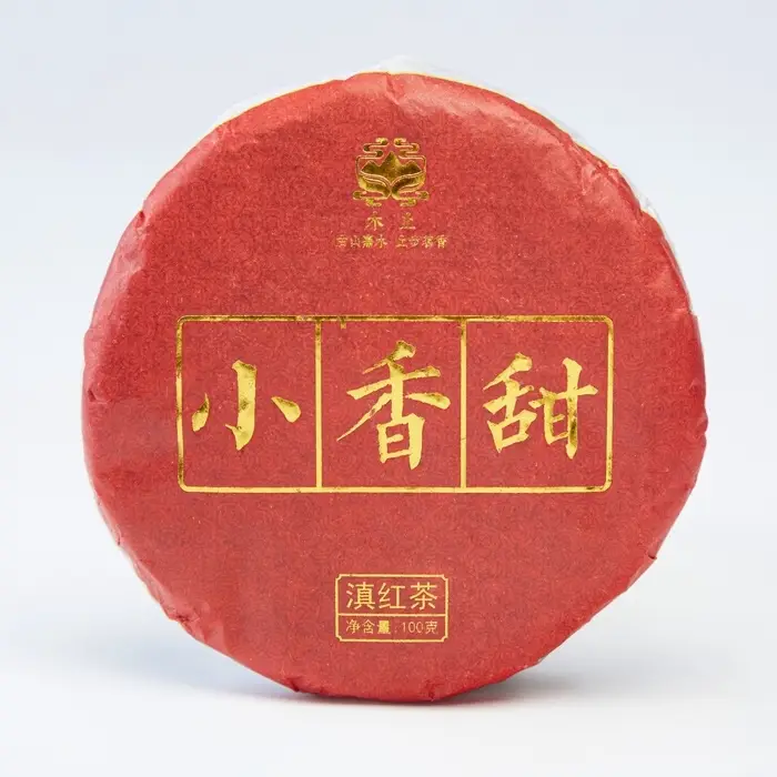 Чай красный китайский выдержанный Xiao xiangtian, Юньнань, 2022 г, блин, 100 г