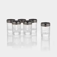 Набор стопок &laquo;Флора&raquo;, 50 мл, с гравировкой и напылением, 6 шт.