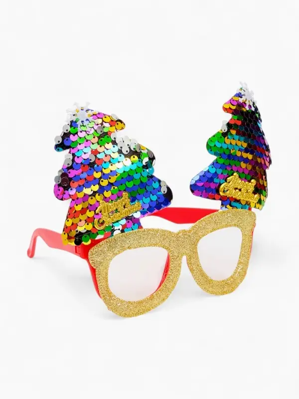 Карнавальные очки «Новогодние» набор 12 штук