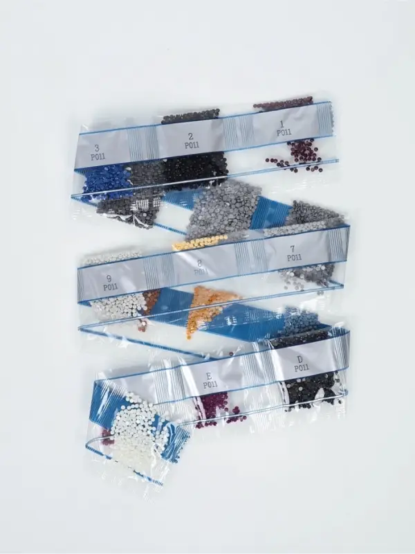 Алмазная мозаика с полным заполнением на холсте &laquo;Кот&raquo;, 15&times;21 см