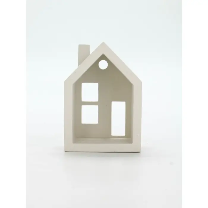 Подсвечник домик "Белый" в коробке, 11 х 5,5 х 7,5 см