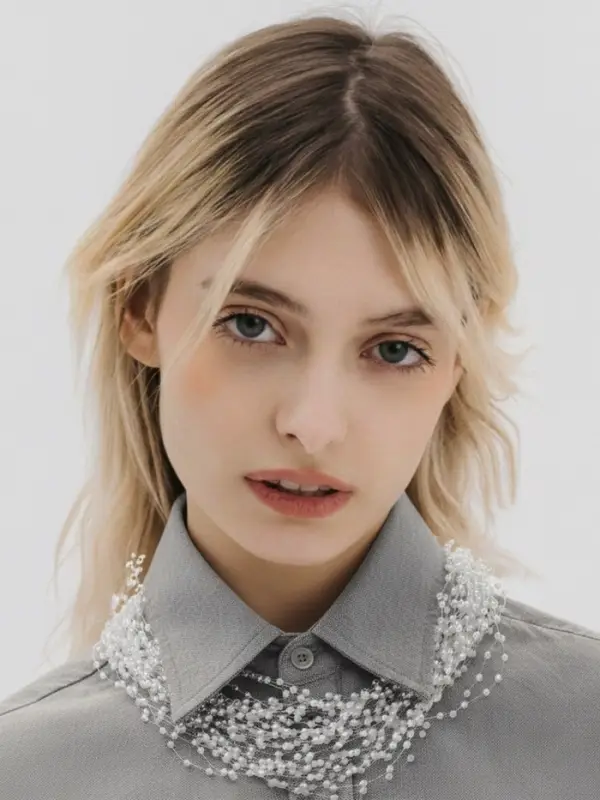 Чокер на леске многослойный &laquo;Жемчужная Богема&raquo;, бусина №3, L=43 см, белый