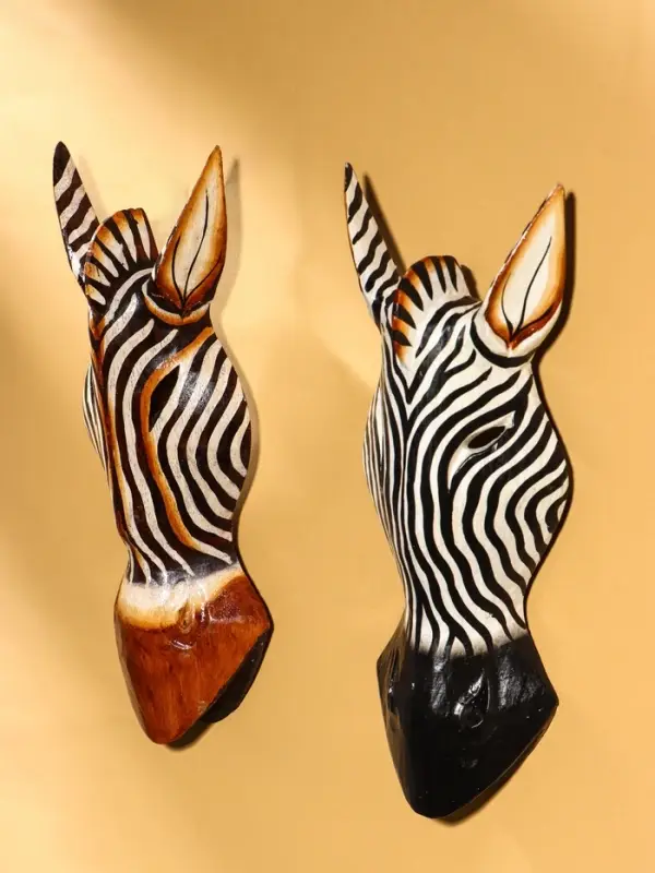 Маска «Зебра», 30 см, албезия, МИКС