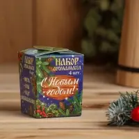 Новогодний набор эфирных масел &laquo;С новым годом! С легким паром!&raquo;, кедр, сосна, можжевельник, пихта, 4 шт. по 10 мл