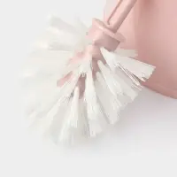 Ёршик для унитаза &laquo;Блеск. Стандарт&raquo;, 15&times;15&times;39 см, с подставкой, розовый