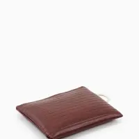 Кошелёк-монетница на молнии, однотонный, 15&times;0.5&times;11 см, МИКС