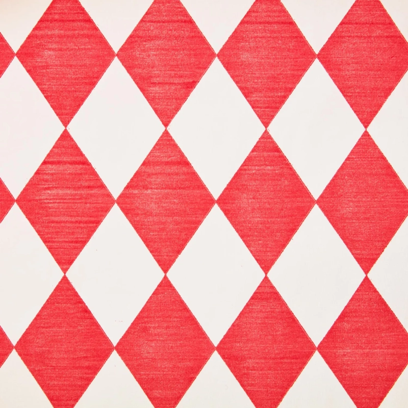 Скатерть одноразовая Luscan, 120х200см 6шт/рулон, красный ромб