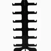 Подставка под очки 6 мест, 16&times;14.5&times;35.5 см, чёрная