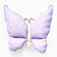 Воздушный шар фольгированный 37 "Нежная бабочка" сиреневый сатин