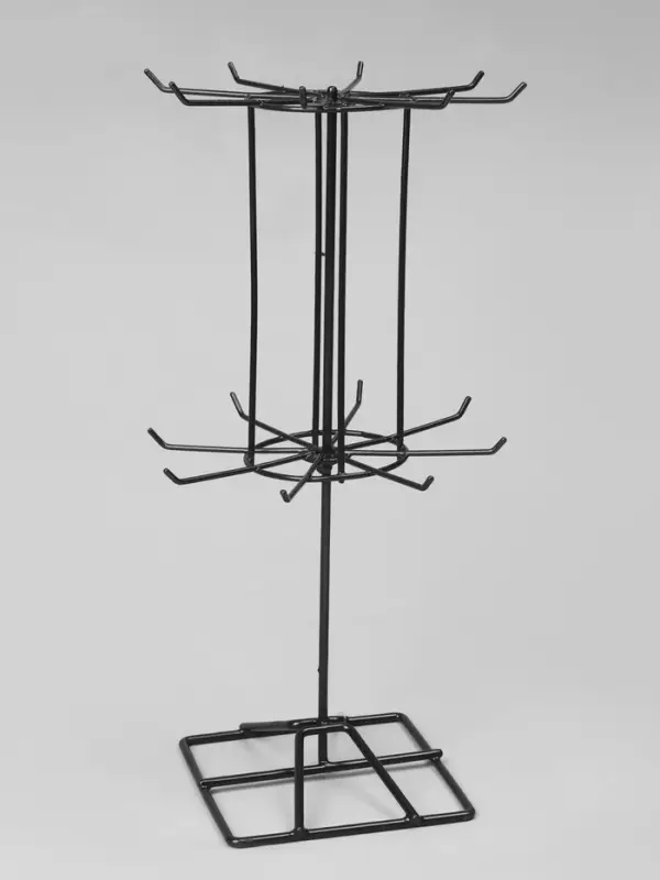 Вертушка, 2 яруса по 8 крючков, 20&times;20&times;40, чёрная