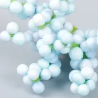 Декор для творчества веточка "Голубые шарики" 6х7 см Декор для творчества веточка "Голубые шарики" 6х7 см