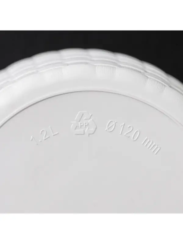 Горшок для цветов с поддоном &laquo;Ротанг&raquo;, 1.2 л, d=13 см, h=12 см, пластиковый, белый