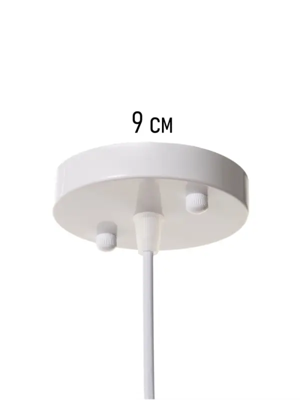 Светильник потолочный BayerLux Lisa, 1&times;40 Вт, Е27, светло-розовый, 26&times;26&times;32 см