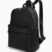 Рюкзак городской TEXTURA на молнии с карманом, размер 30&times;17&times;42 см, чёрный