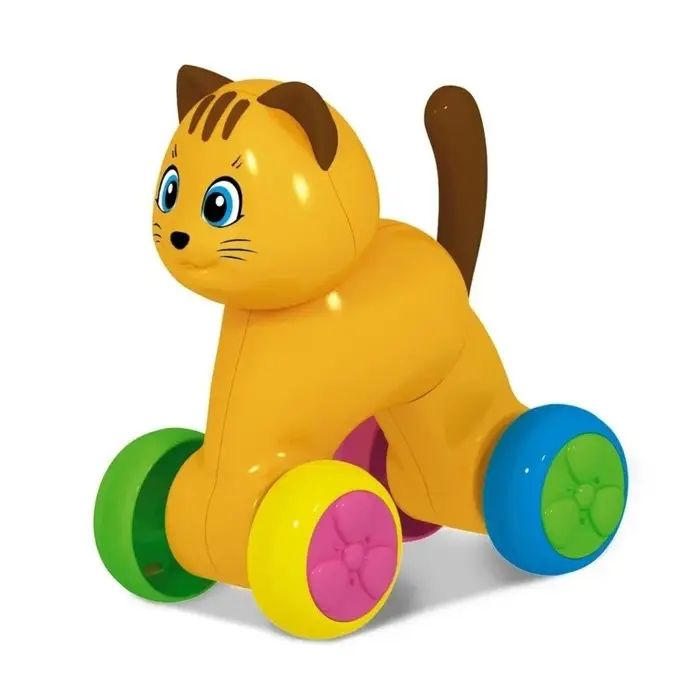 Игрушка-покатушка «Веселый котик» Игрушка-покатушка «Веселый котик»