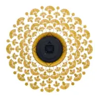 Часы настенные интерьерные &laquo;Моруо&raquo;, серия: Ажур, бесшумные, плавный ход, 70&times;70 см, циферблат d=24 см