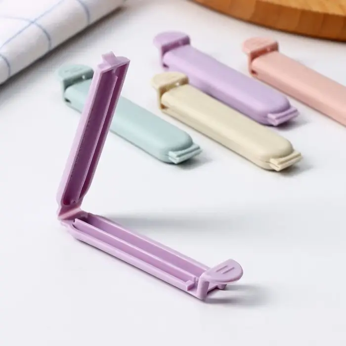 Зажимы для пакетов Доляна &laquo;Базис&raquo;, 5 шт., 7 см, пластик, МИКС