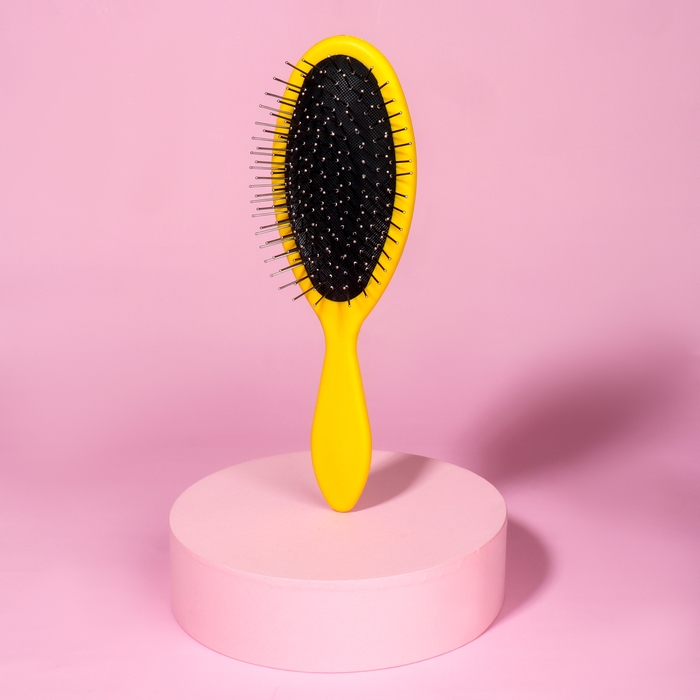 Расчёска массажная, 7 × 22 см, цвет МИКС