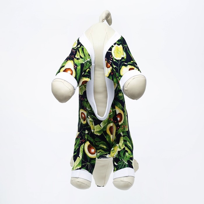 Комбинезон для животных «Авокадо», S (ДС 31, ОШ 32-34, ОГ 47-51) Комбинезон для животных «Авокадо», S (ДС 31, ОШ 32-34, ОГ 47-51)