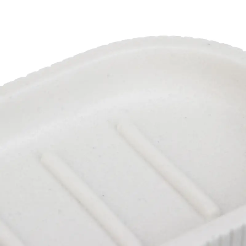 Мыльница тм VETTA Дакота, смола (полирезин), белый, 14x8,7x2,5см