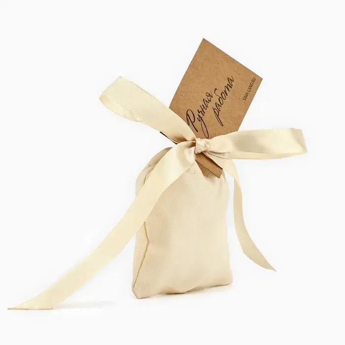 Мешочек подарочный из хлопка «Ручная работа», 7 х 9 см +/- 1.5 см Мешочек подарочный из хлопка «Ручная работа», 7 х 9 см +/- 1.5 см